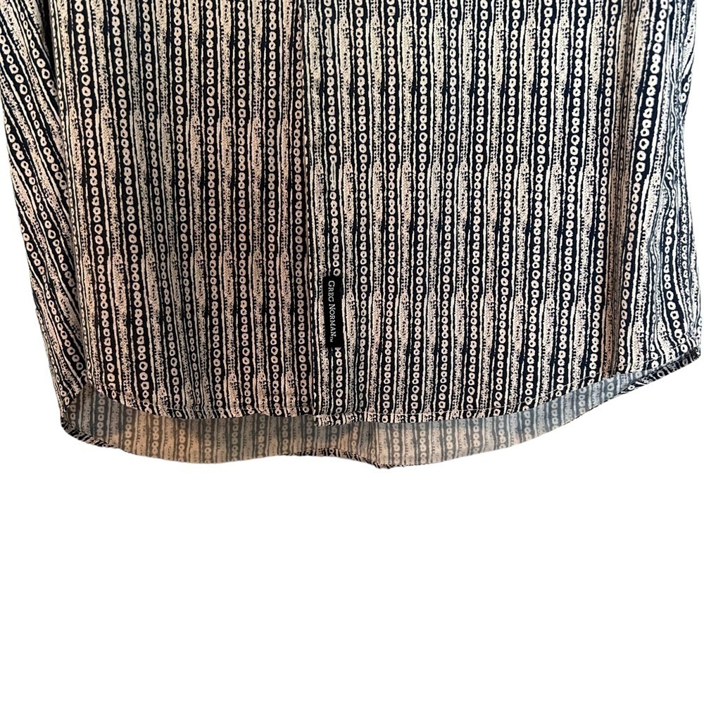 Greg Norman Collection Full Button Down Short Sleeve Shirt Sz. M - Picture 2 of 13